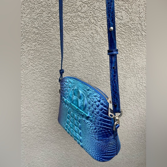 NWOT Brahmin Melbourne Collection Small Georgina Crossbody, Affinity Ombre - Picture 4 of 9